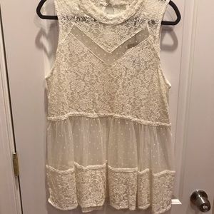 Lace tank